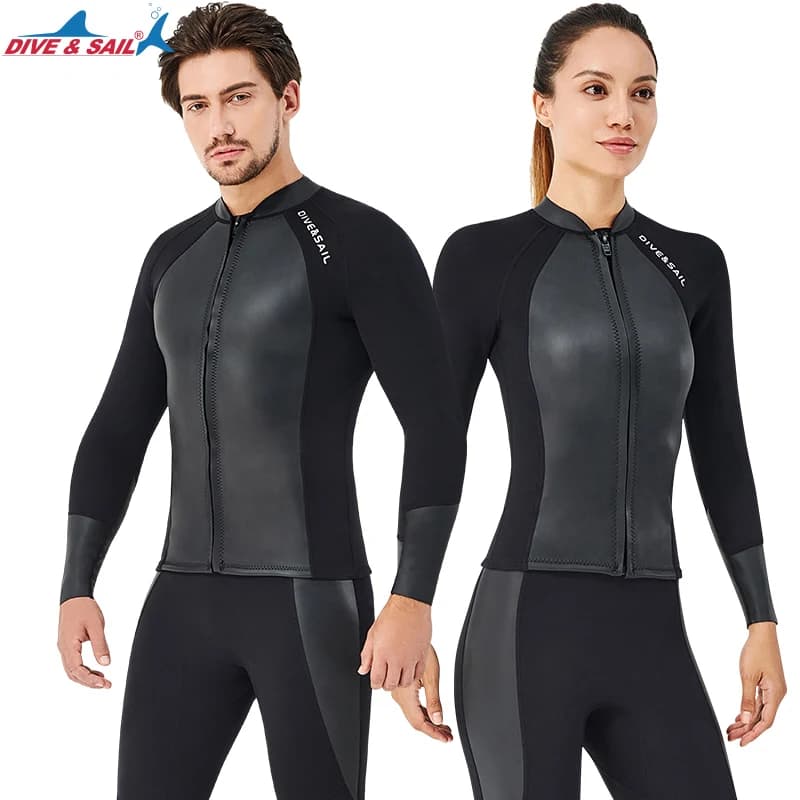 Combinaison Néoprène Homme Femme pour Plongée Surf Kayak et Natation – Veste et Legging