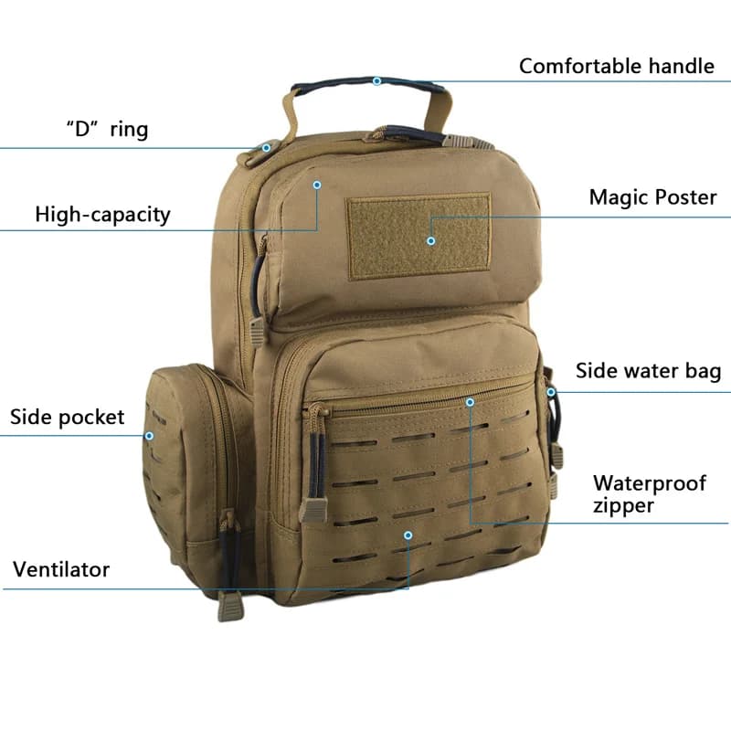 Sac à dos militaire polyvalent DulBag pour le sport le camping la chasse et
