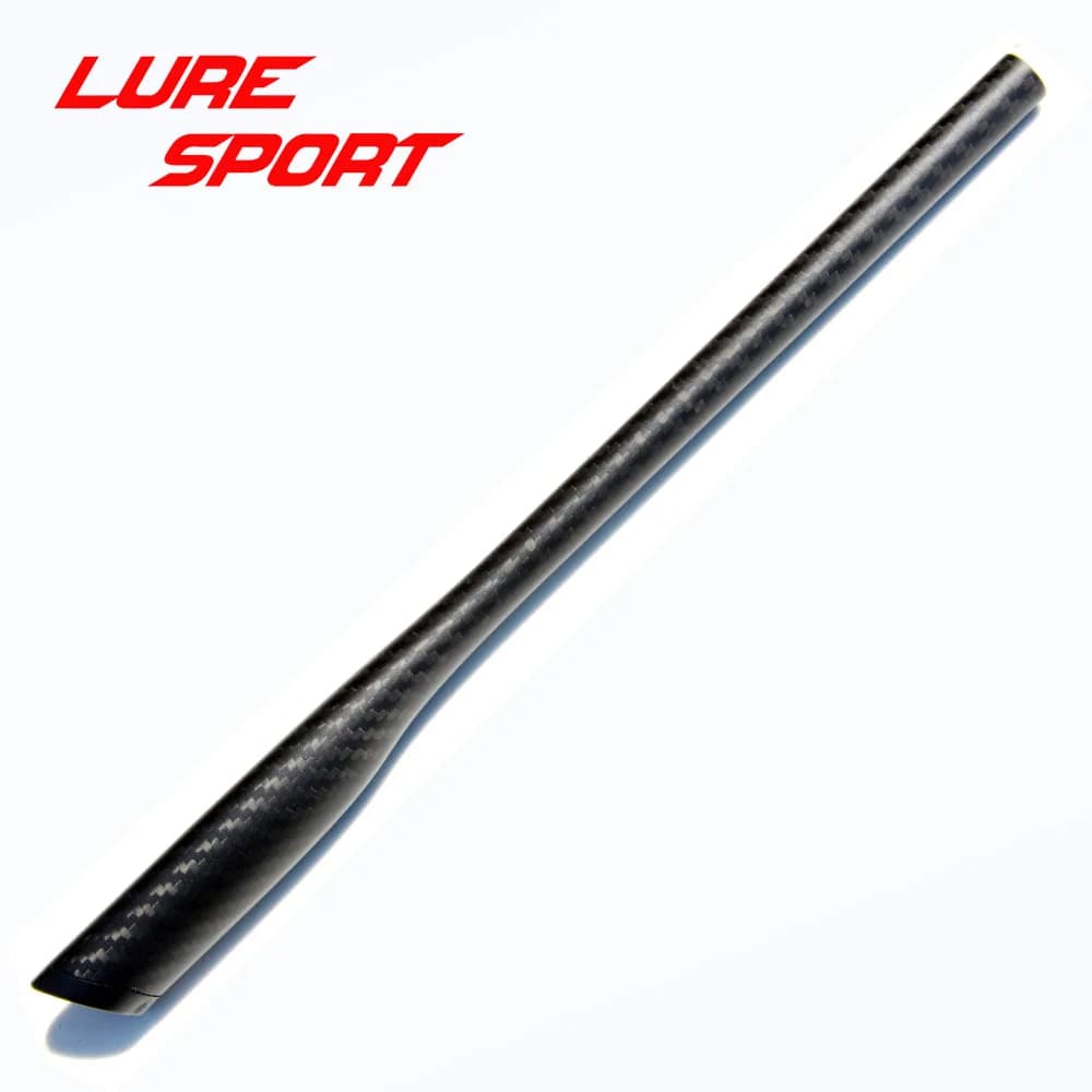 Tige de poignée triangulaire carbone 3K vierge pour réparation et bricolage canne à pêche LureSport