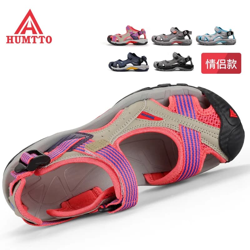 Chaussures de pêche en caoutchouc respirantes Humtto - Sandales maille air pour homme et femme été plage