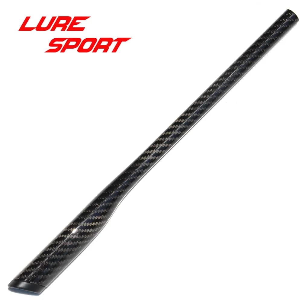 Tige de poignée triangulaire carbone 3K vierge pour réparation et bricolage canne à pêche LureSport