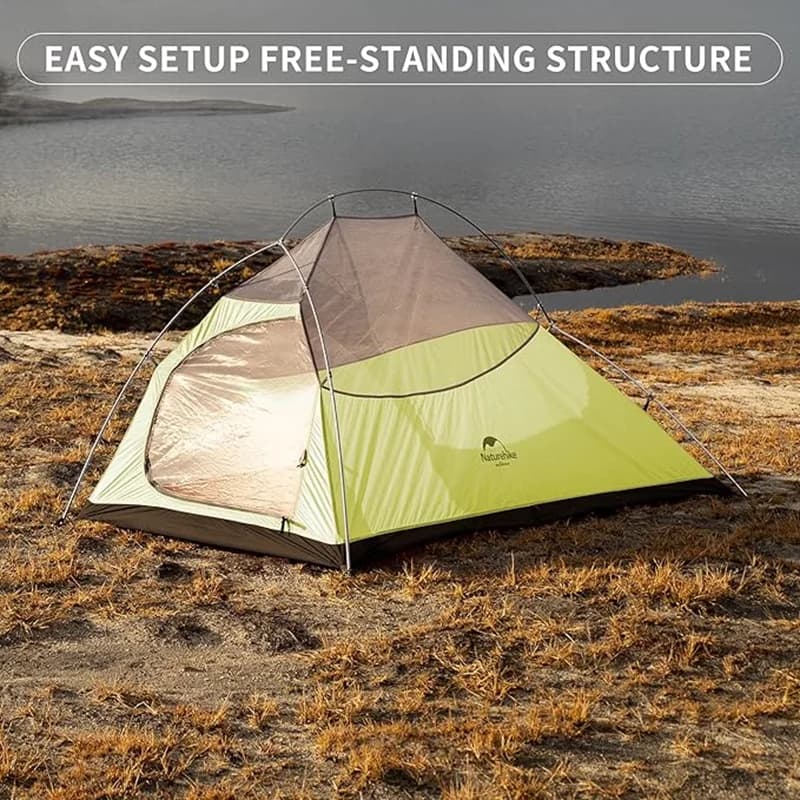 Tente ultralégère Naturehike Cloud Up 2 Pro imperméable pour 2 personnes randonnée et camping plage
