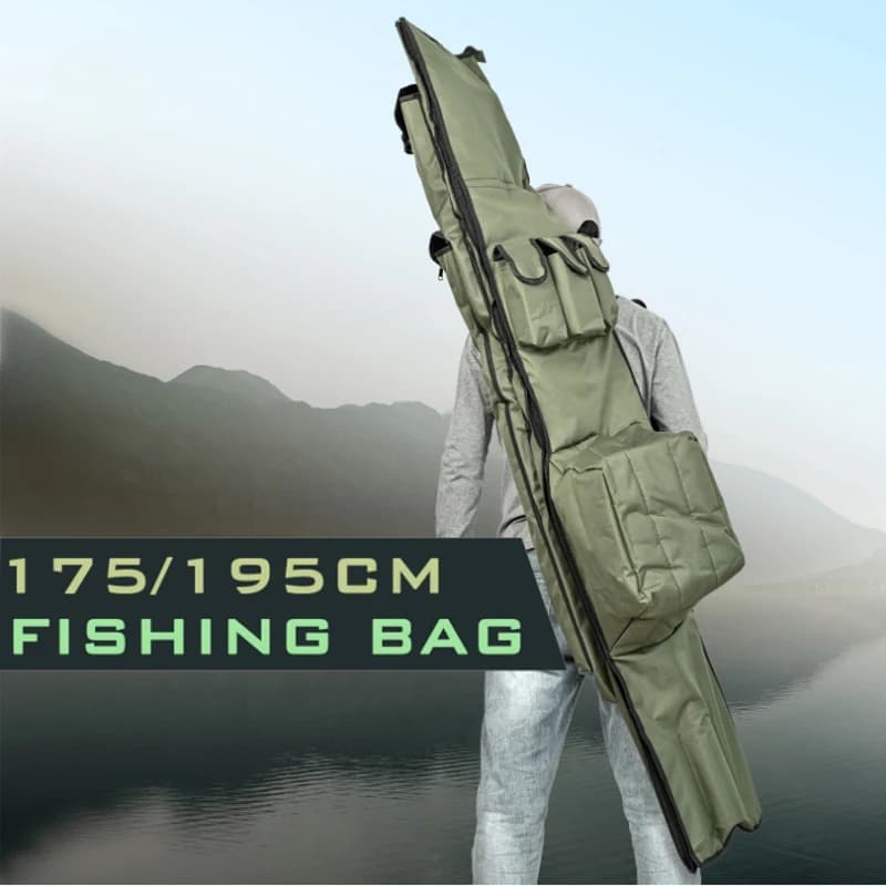 Sac de rangement étanche 175CM pour canne à pêche carpe - Portable pliable XA122G
