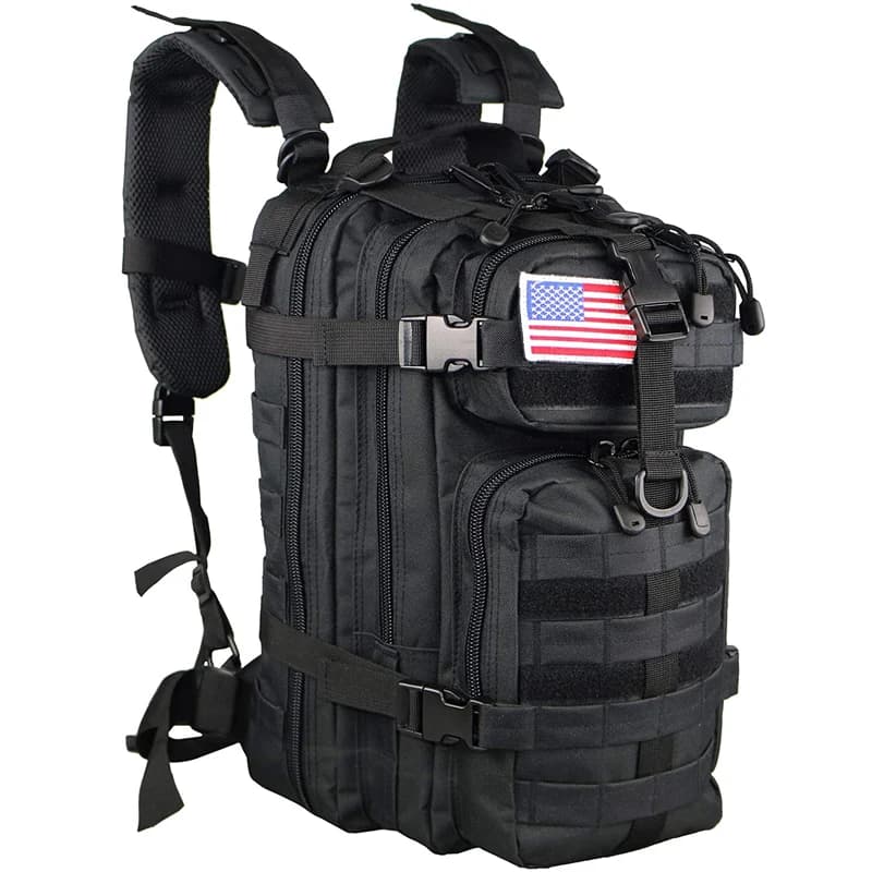 Sac à Dos Tactique 35L Molle Polyvalent pour Randonnée Camping Chasse Voyage Hommes et Femmes