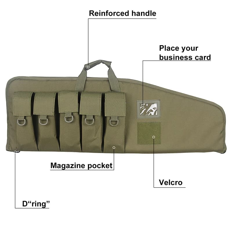 Sac à dos étui pour fusil à air comprimé 42 pouces et accessoire de