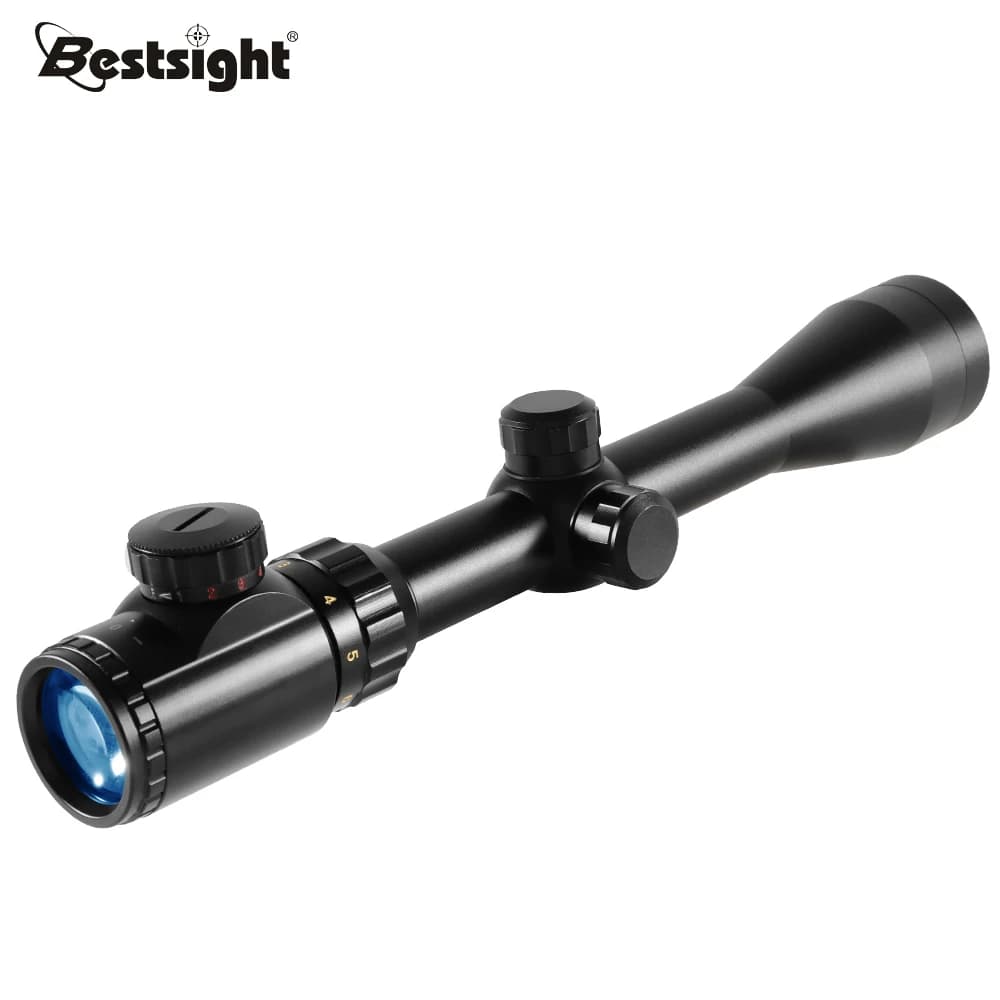 Lunette de chasse tactique 3-9x40 air comprimé avec réticule Mil Dot et illumination rouge verte