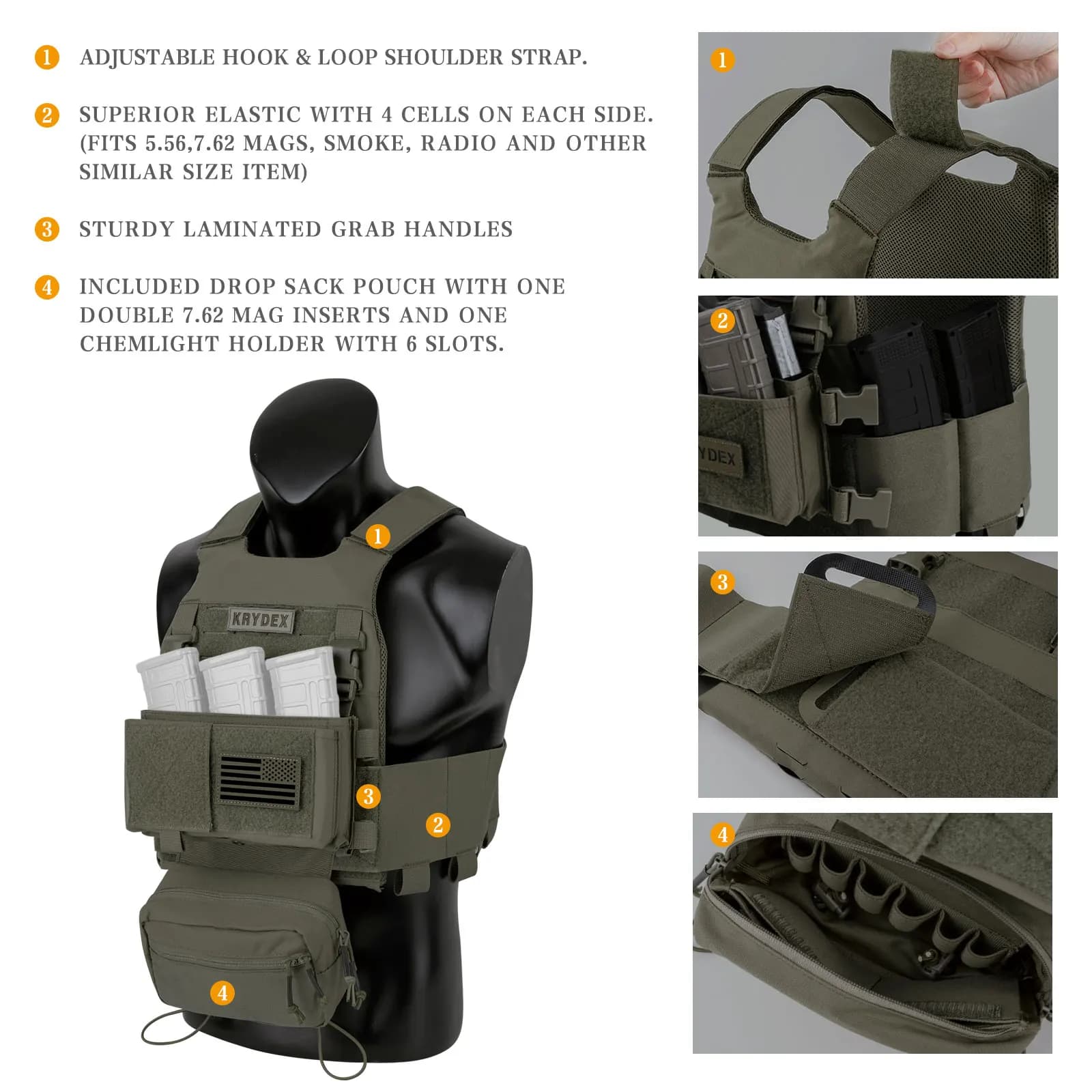 Gilet tactique porte-plaque camouflage MK3, ceinture élastique et pochette pour pêche discrète en milieu naturel