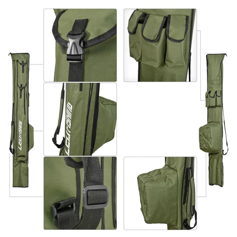 Sac de rangement étanche 175CM pour canne à pêche carpe - Portable pliable XA122G
