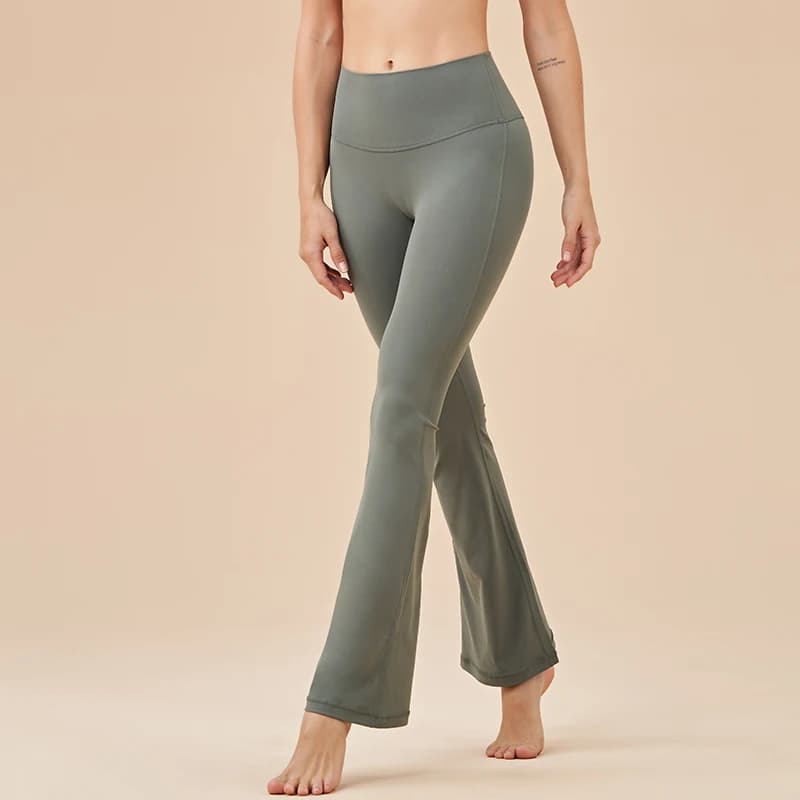 Pantalons de sport femme SOISOU - Leggings yoga respirants avec poche arrière pour pêche active