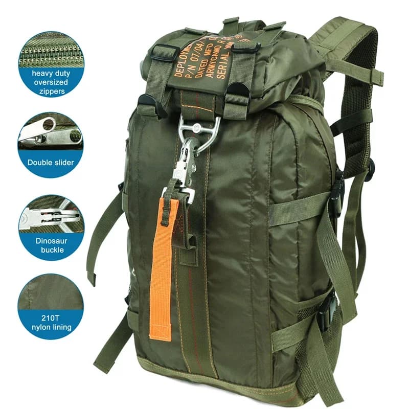 Sac à Dos de Randonnée Homme Léger et Confortable pour Trekking, Camping et Voyage