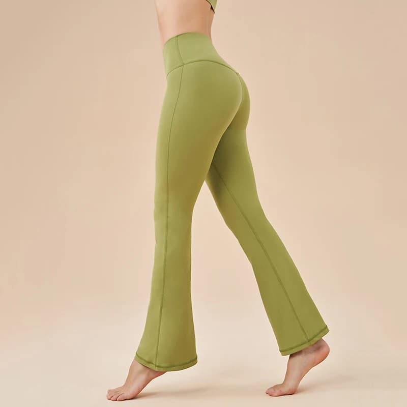 Pantalons de sport femme SOISOU - Leggings yoga respirants avec poche arrière pour pêche active