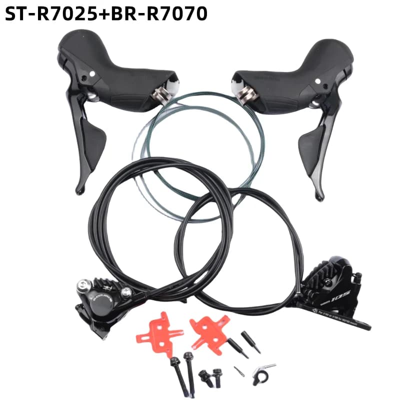 Double levier de commande Shimano 105 R7020 et R7170 Di2 pour frein à disque