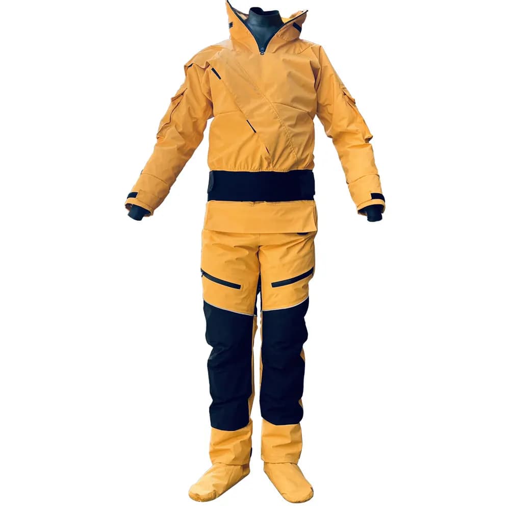 Combinaison sèche imperméable capuche détachable pour kayak rafting canoë voile kitesurf et pagaie