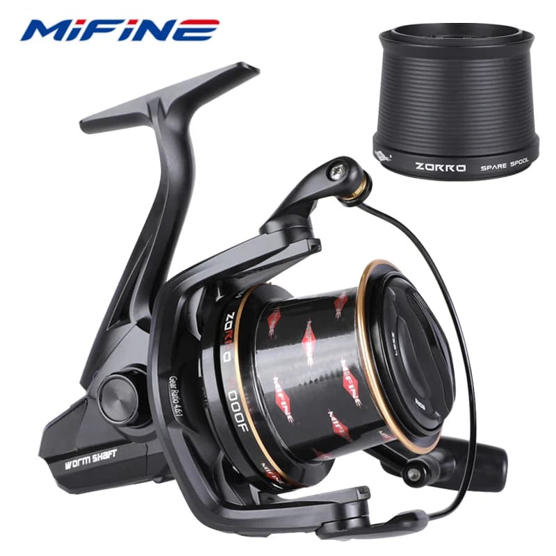 Moulinet spinning carpe MIFINE ZORRO 8000 10000 série 18KG drague métal 6+1BB pour pêche en mer eau salée