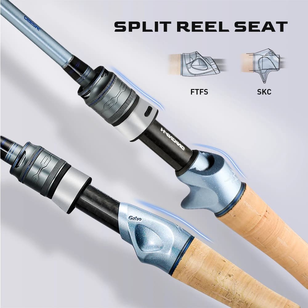 Canne BFS HANDING Miracle 90g ultra-légère - Blank 40T carbone, guides Fuji A - Sensibilité extrême