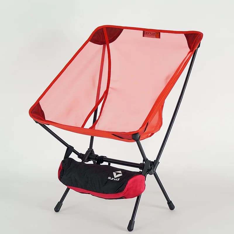 Chaise de camping ultralégère 570g pour pêche, randonnée et plage - Pliable et portable