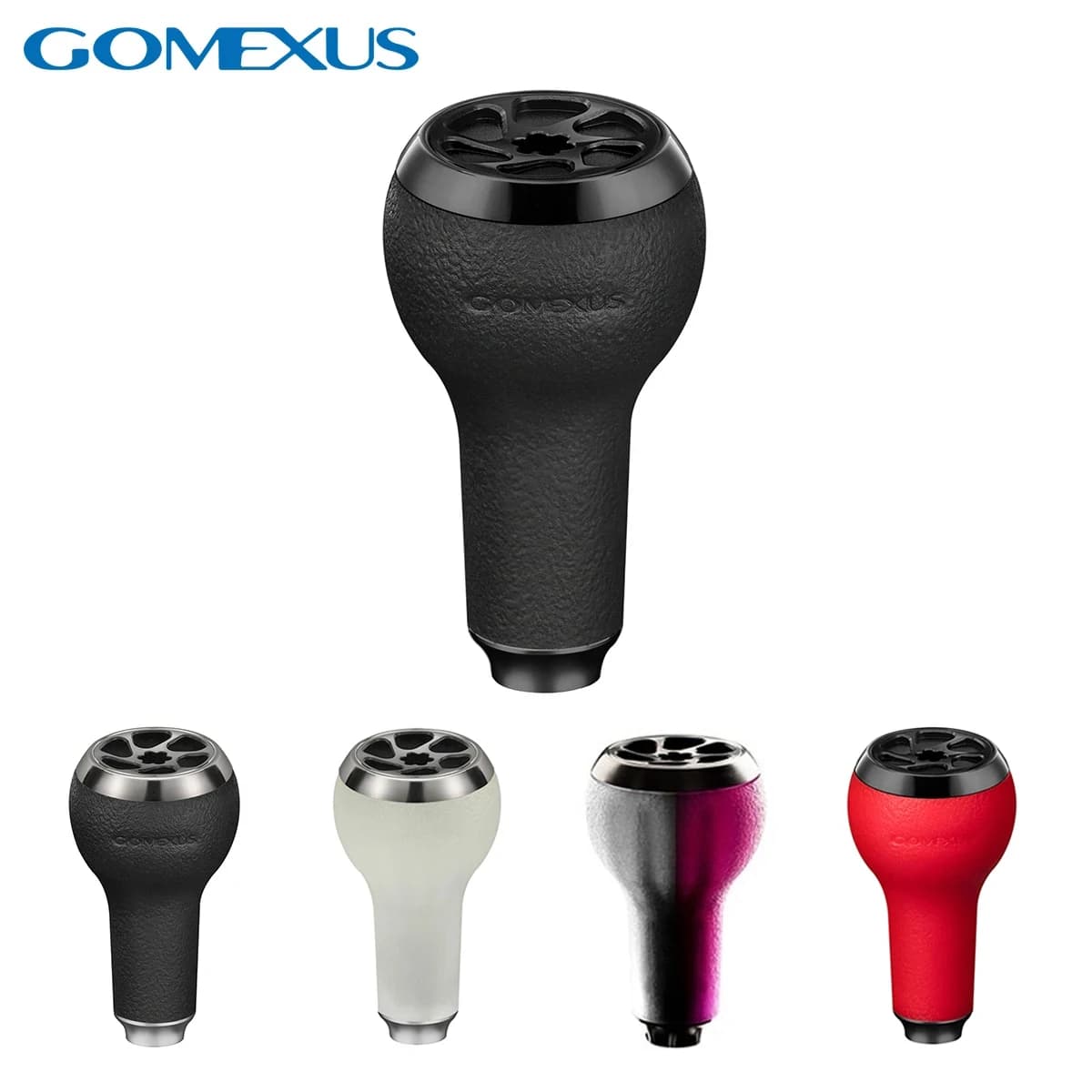 Poignée de moulinet Gomexus TPE 27mm pour Shimano Daiwa, knob confort antidérapant pour pêche humide