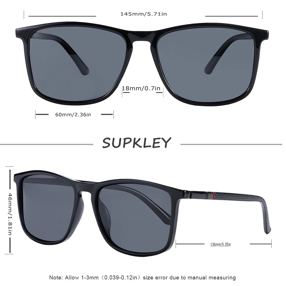 Lunettes de soleil sport polarisées pour hommes et femmes - Protection UVA/B complète - Confort optimisé
