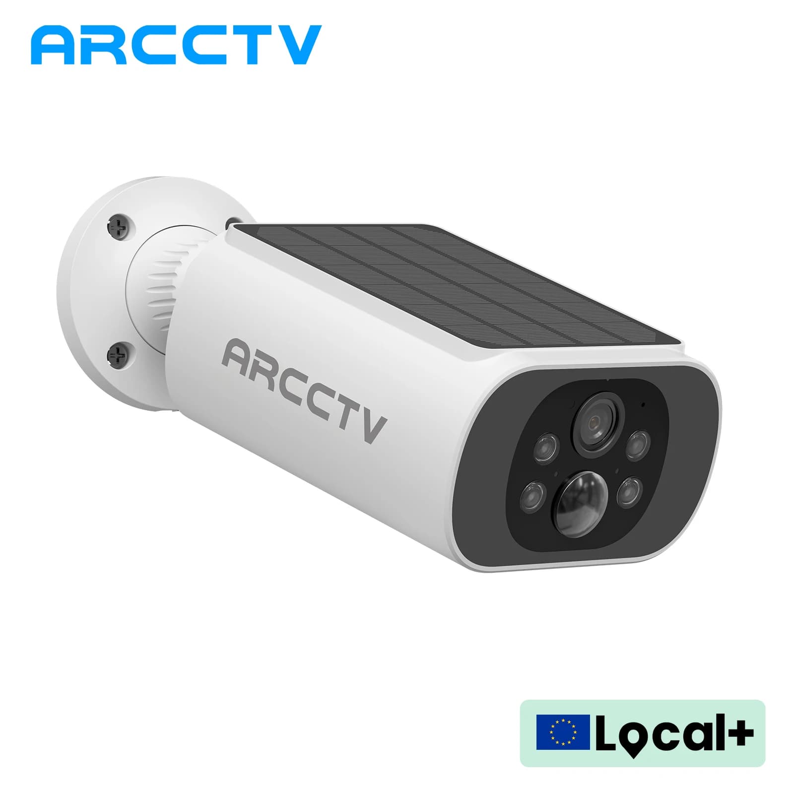 Caméra solaire wifi extérieure ARCCTV 2K détection humaine vision nocturne HD talkie-walkie