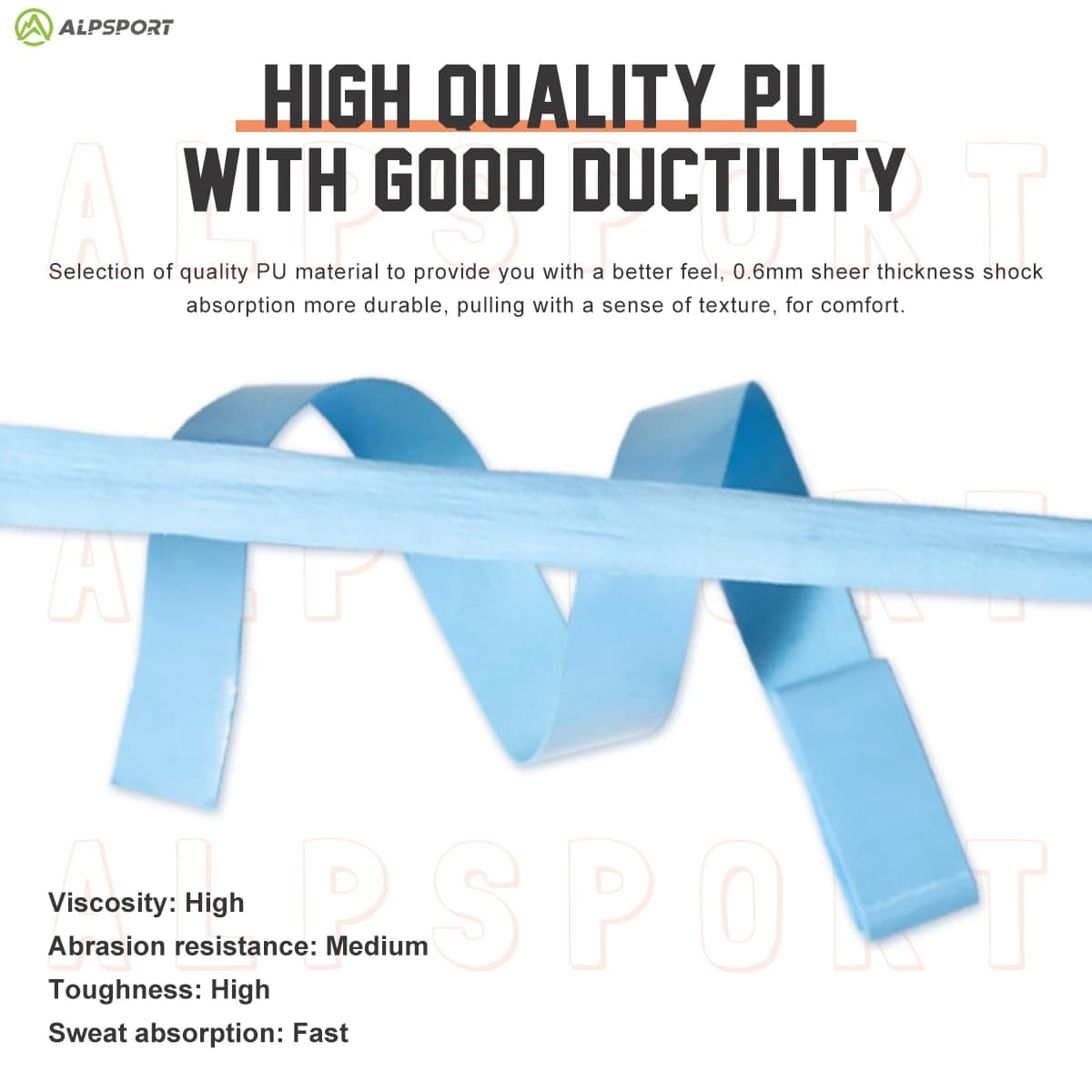 Ruban Prise Raquette Pickleball ALP AC006 PRO Anti-dérapant Absorbant - Accessoire Pêche
