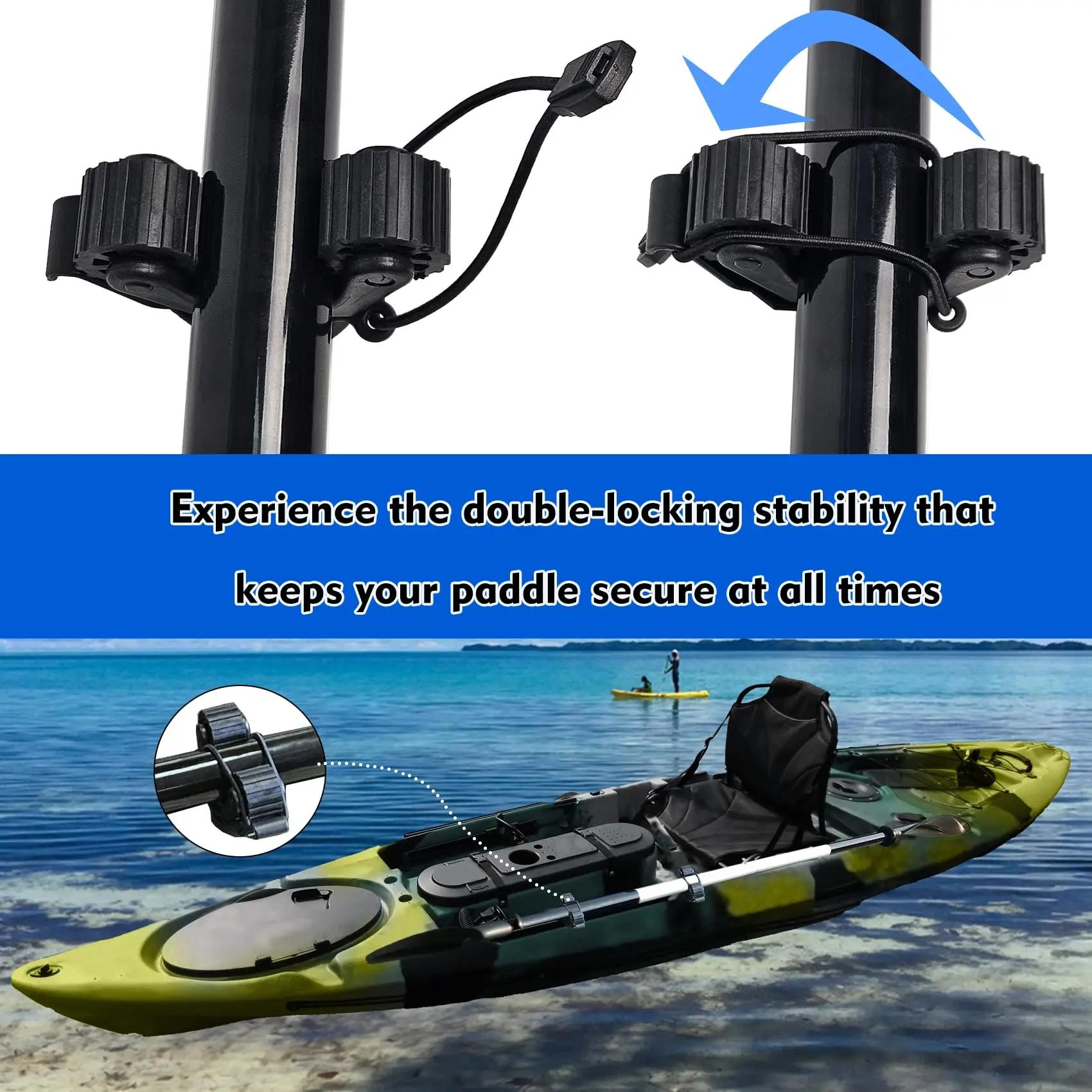 Support de pagaie pour kayak de pêche - Accessoire de fixation sur rail pour canne à pêche