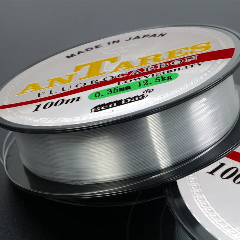 Fluorocarbone 100m pour la pêche à la carpe - Ligne de pêche monofilament japonaise ultra résistante