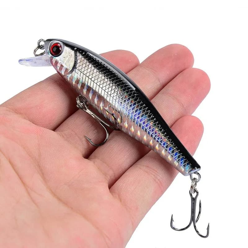 Leurre souple japonais 8.5cm pour brochet et perche, appât plongeant professionnel jerkbait