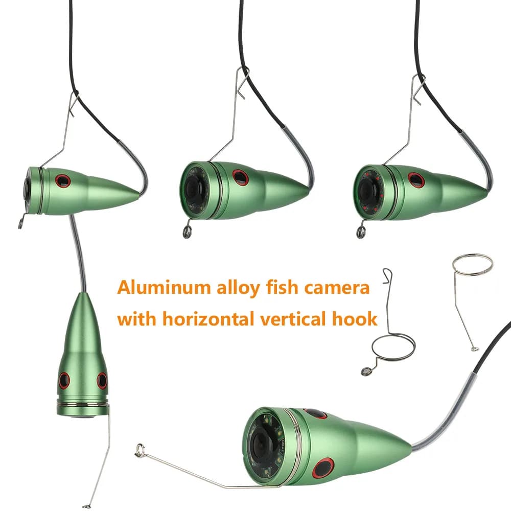 Caméra de pêche sous-marine 1000TVL avec 6 LED blanches pour vision nocturne en pêche