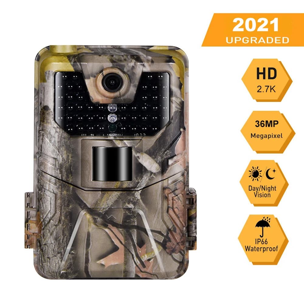 Caméra de chasse HC900A 36MP 2.7K sans fil vision nocturne 940nm pour surveillance faune et pêche
