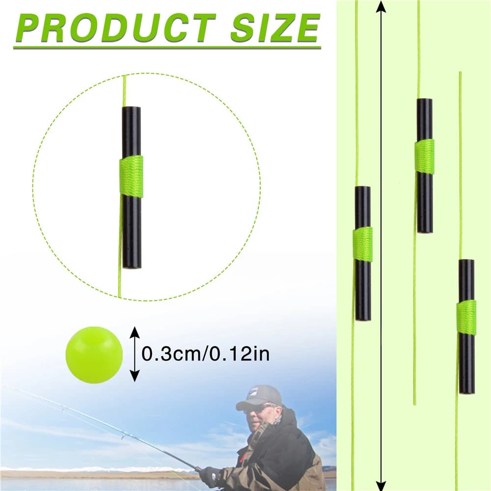 50 stops bobber pour flotteurs coulissants - Arrêts flotteurs pêche eau salée accessoires