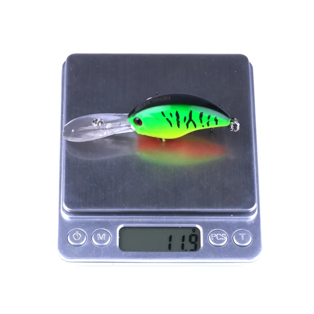 Leurre de pêche leurre crankbait minnow 13g 9cm pour bar brochet truche avec hameçons triples