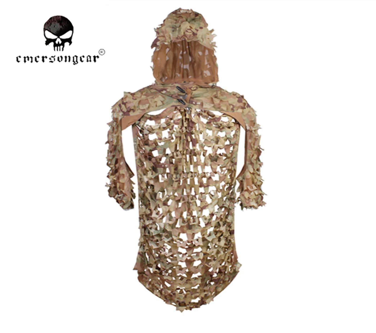 Tenue Chasse Secrète Emersongear EM6975 - Ghillie Suit Léger Camouflage Pêche Sniper