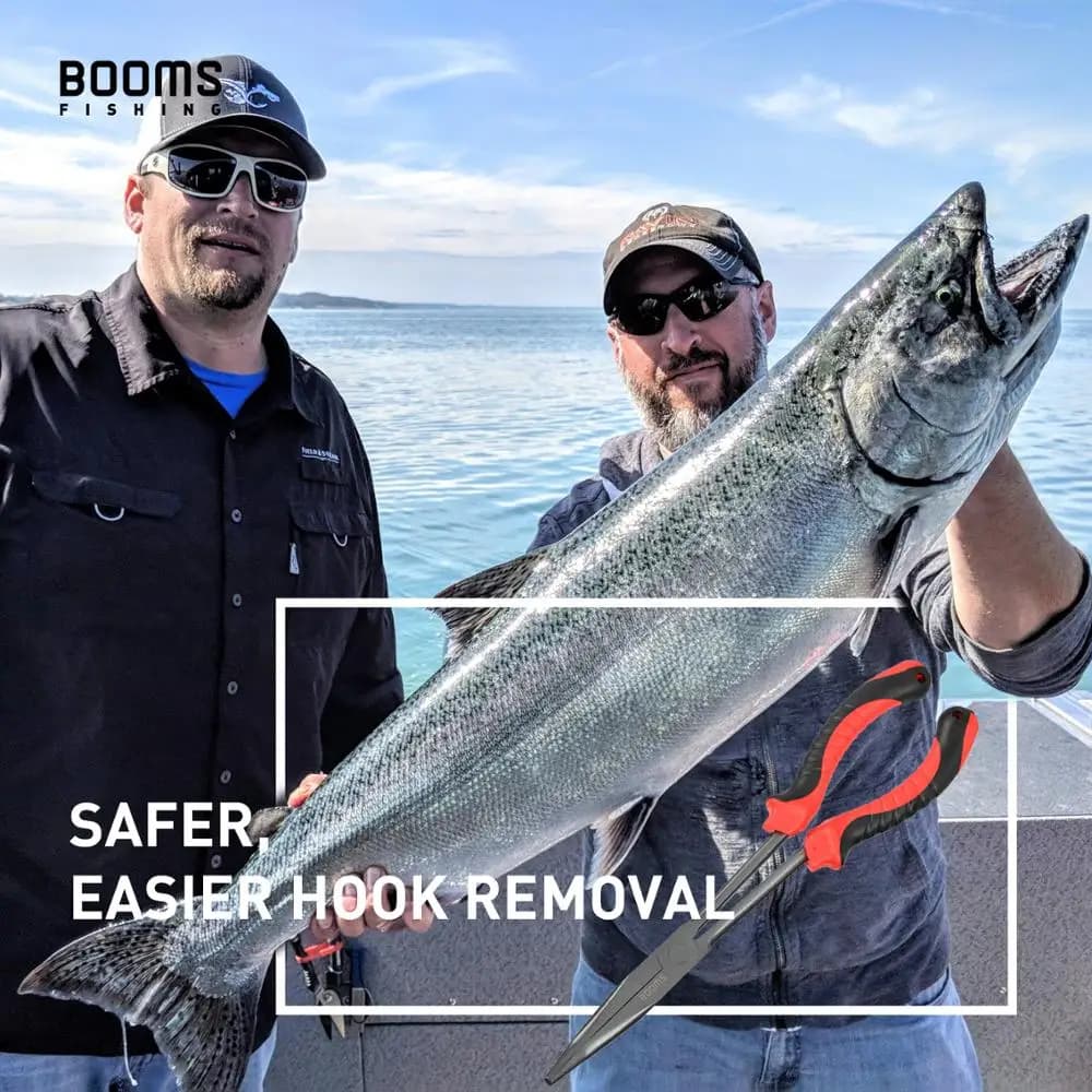 Pince longue Booms F05 pour pêche - Extracteur d'hameçons à longue portée professionnel