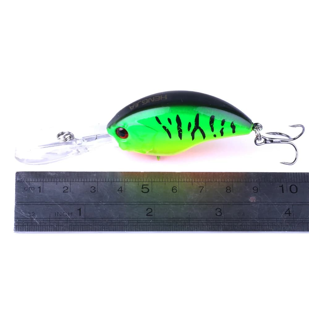 Leurre de pêche leurre crankbait minnow 13g 9cm pour bar brochet truche avec hameçons triples