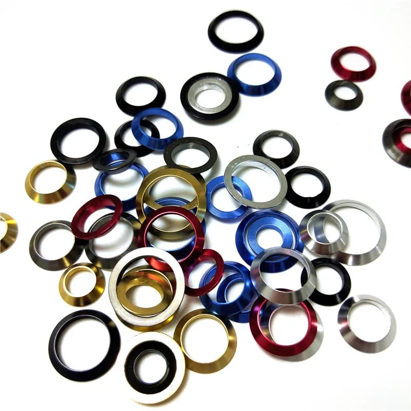 Anneaux de serrage BR Wi&Wa pour montage cannes pêche - Accessoires DIY mix tailles et couleurs