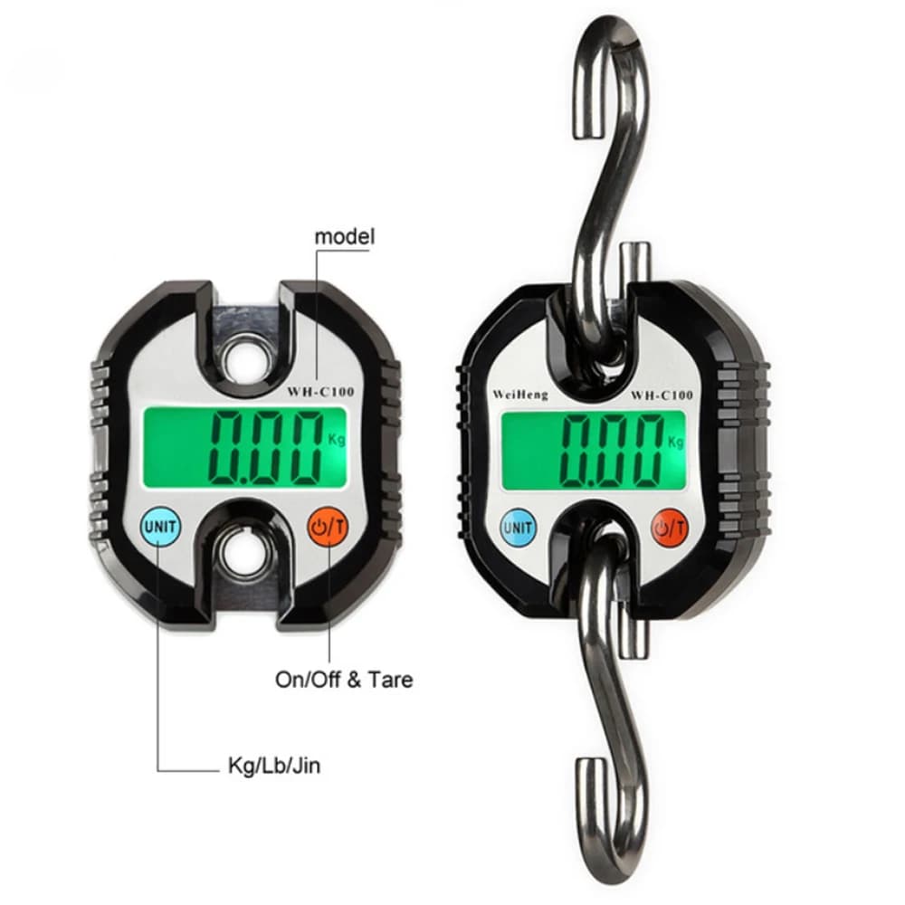 Balance électronique portable détachable 0.2-150kg - micro balance gruau légère pour pêche, agriculture, laboratoire