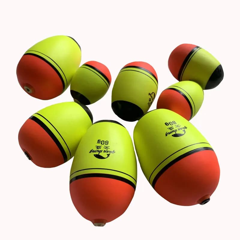 Flotteur de pêche EVA flottant 10g à 150g, bobo élastique pour pêche en roche et surf-casting
