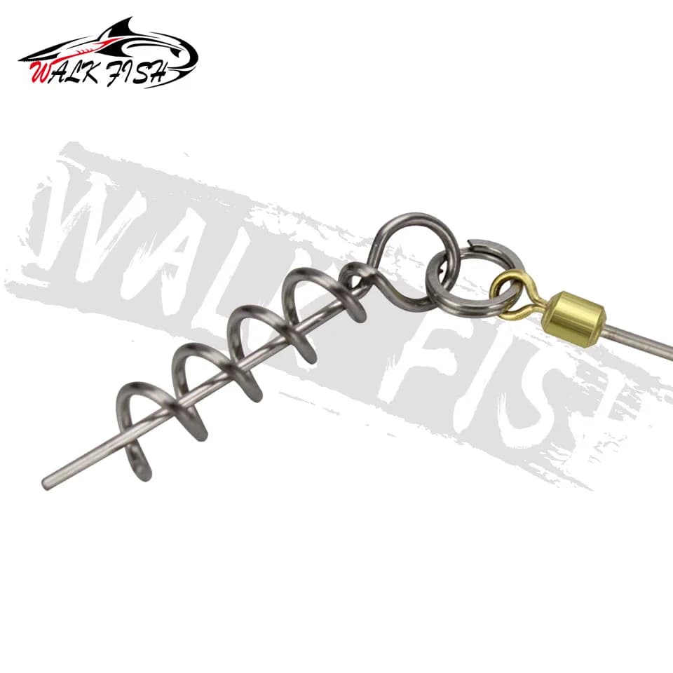 Hameçon triple Stinger WALK FISH pour gros shad - Connecteur à vis pour pêche du brochet et perche