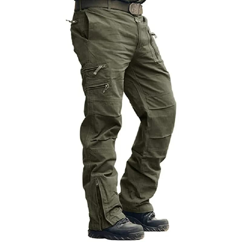 Pantalon de combat noir décontracté - Polyvalence parfaite pêche airsoft et activités outdoor