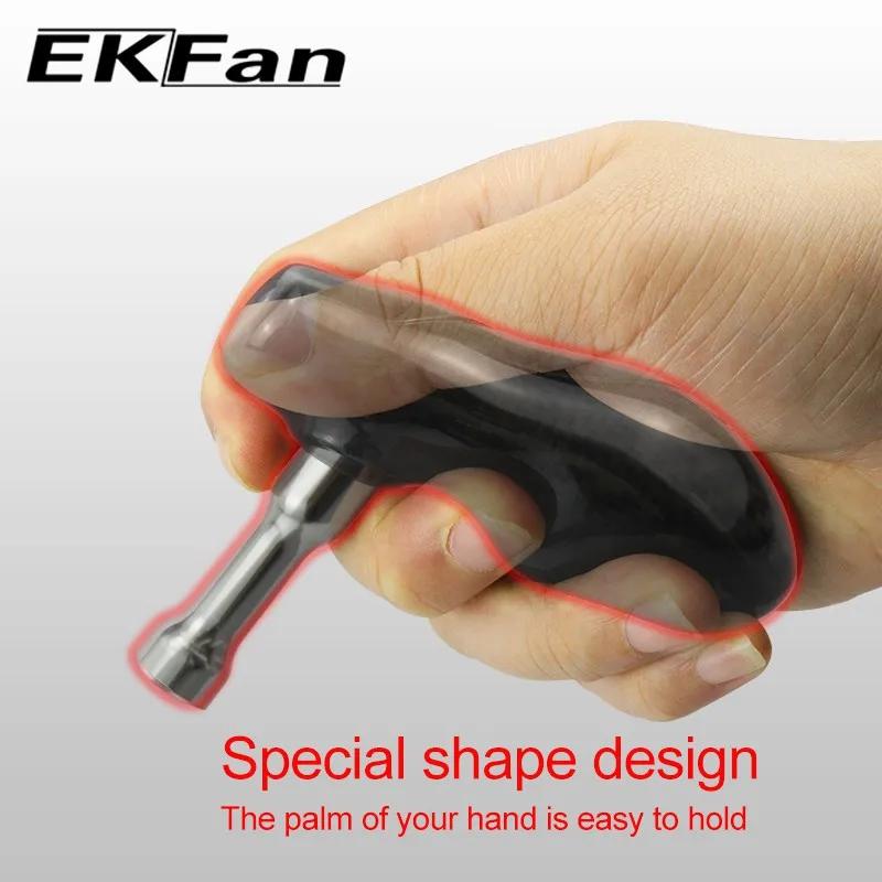 Manche T en fibre de carbone EKFAN pour moulinet Shimano 6000 à 12000, nouveau