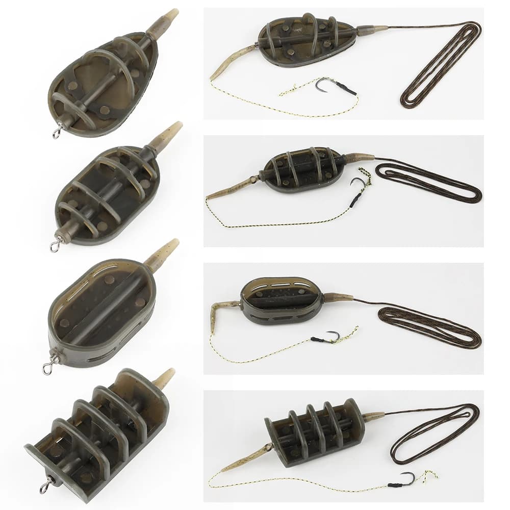 Feeder method pêche carpe 40g-80g montage hair rig Europe accessoires carpe