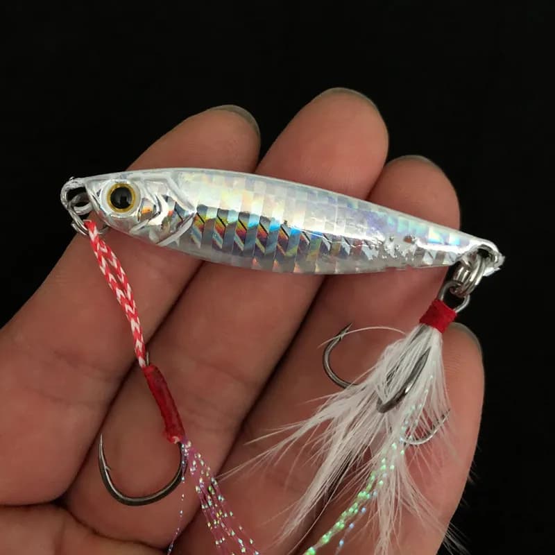 Leurre métal jigbait slow shaking pour la pêche du bord, leurre artificiel 7g à 60g en