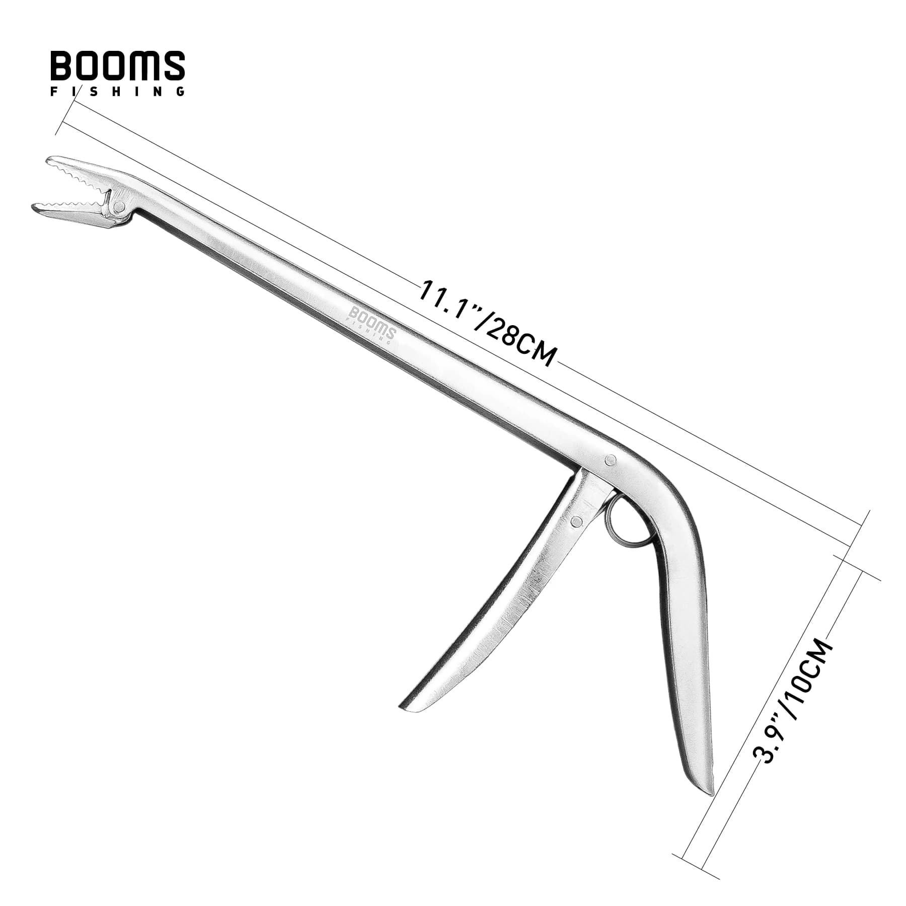 Pince dégorgeoir Booms R01 acier inoxydable - clip pince à poisson extracteur hameçon outil pêche