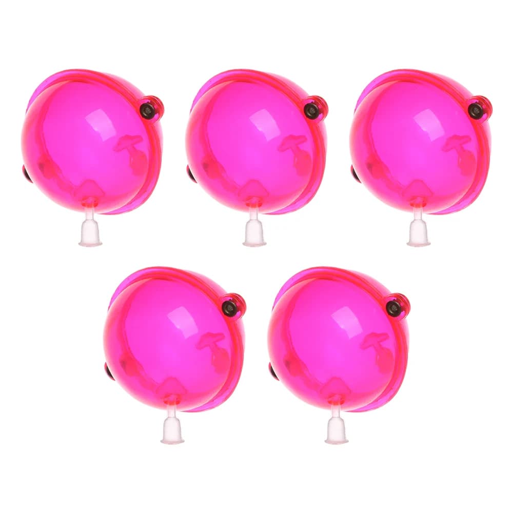 5 boules flottantes ABS 4 types - Flotteurs bulles pêche mer bleu rouge 25-47mm outils extérieur