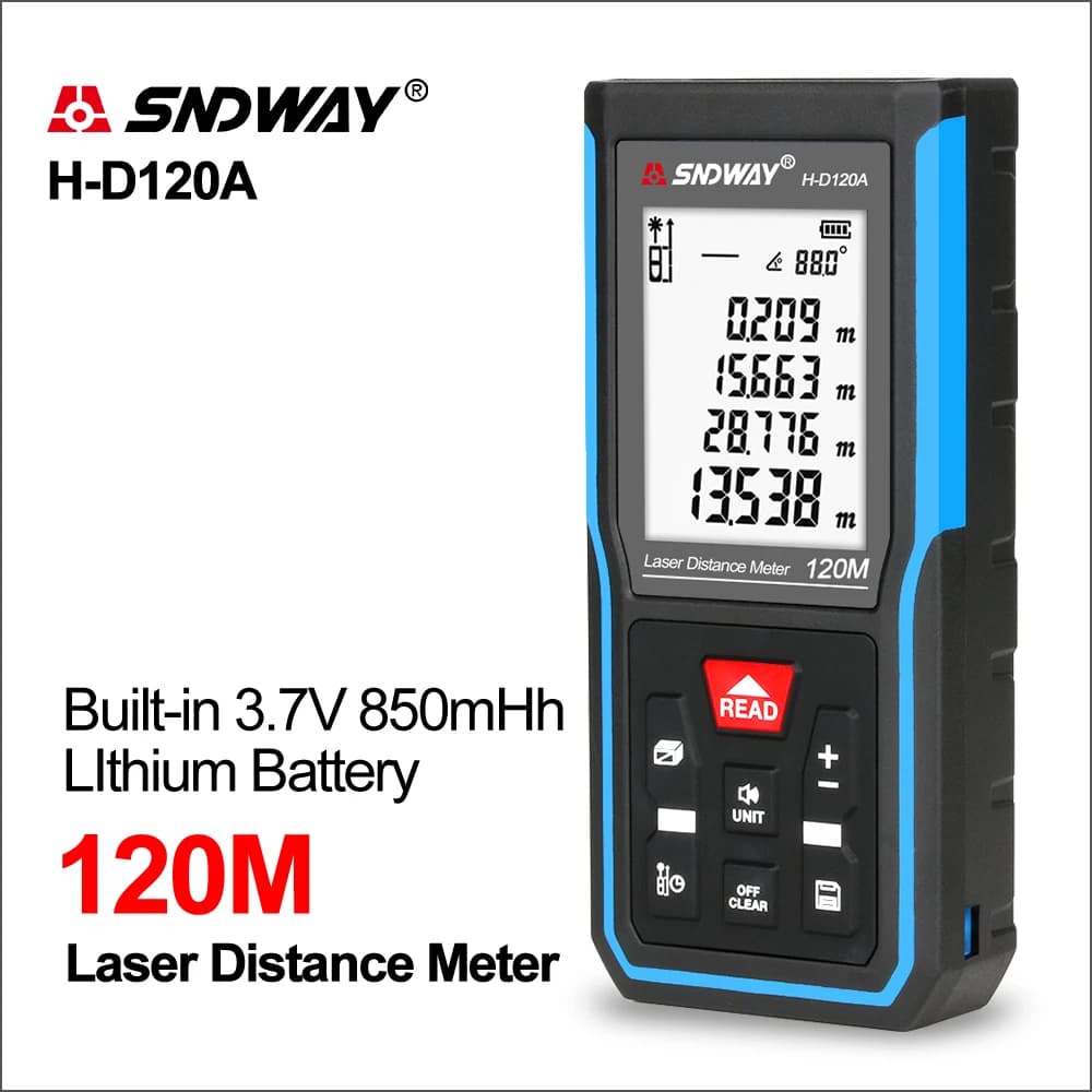 Télémètre laser SNDWAY mini pour chasse et pêche - Mesure distance 70m - Capteur numérique précis et portable