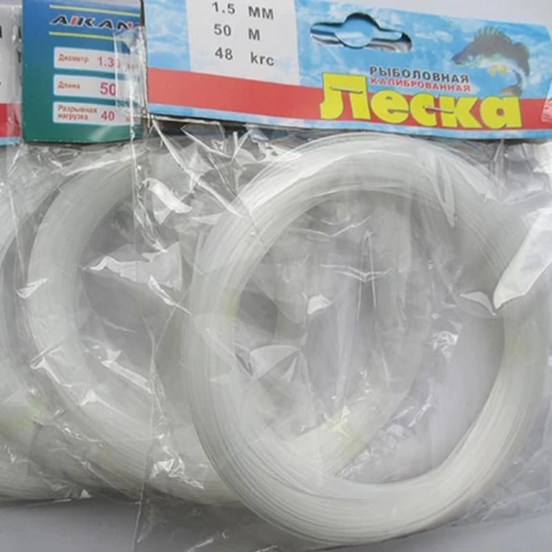 Gros diamètre nylon pêche mer 1.0-2.5mm transparent ligne bulk résistante pour pêche gros poissons mer