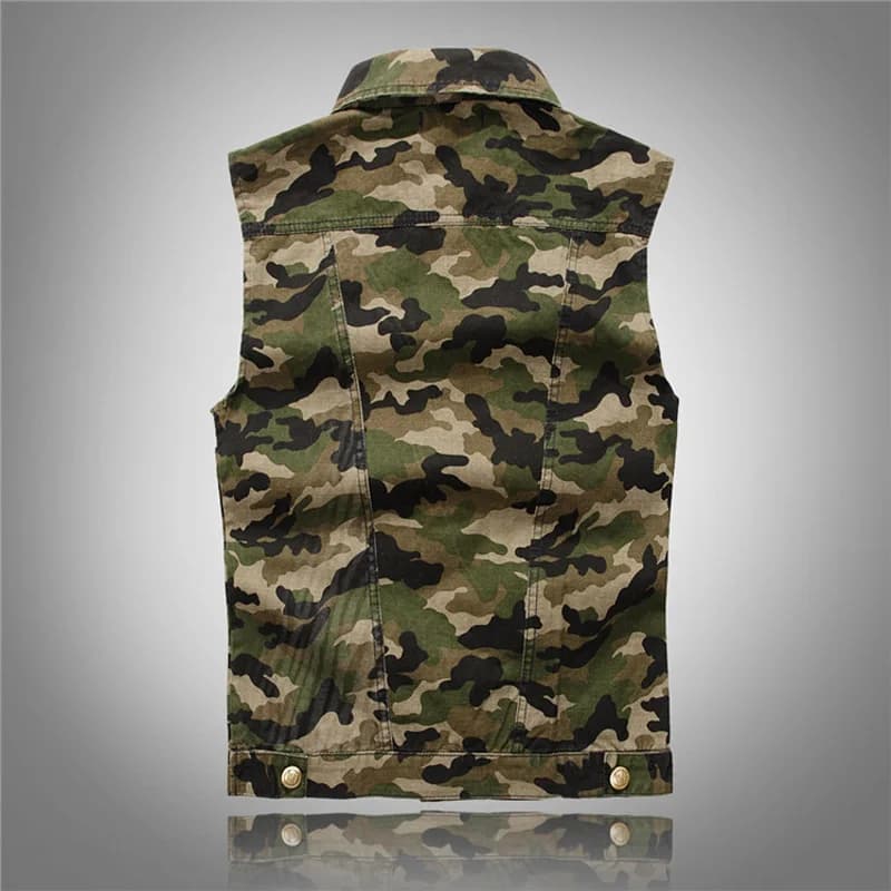 Veste sans manches pêche respirante mesh avec poches multiples pour pêcheur photographe été camouflage