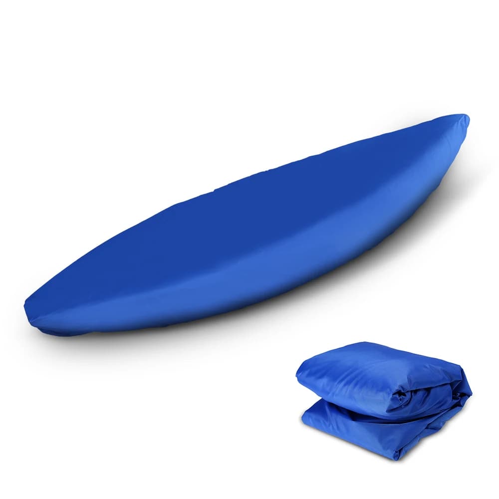 Bâche de protection universelle pour bateau - Housse étanche kayak canoë anti-UV noir