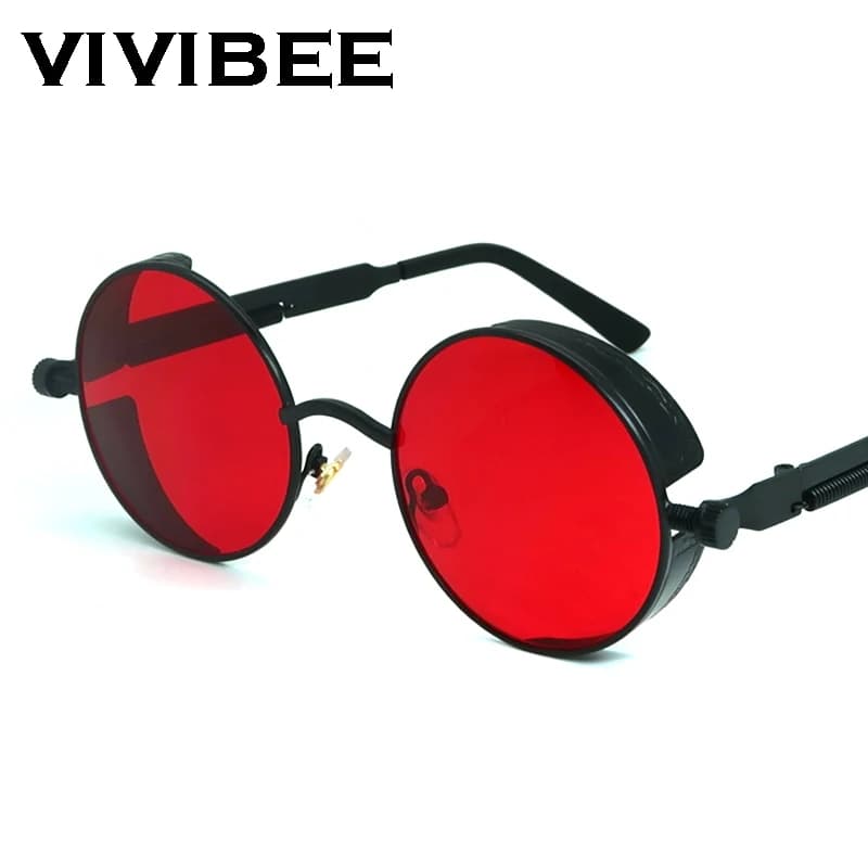 Lunettes steampunk vintage pour pêche thématique - Style rétro métal alliage pour pêcheurs originaux