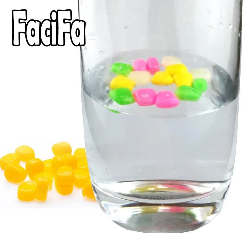 Lot de 50 ou 100 boilies flottants pour carpe - Appâts colorés saveur maïs pêche intensive